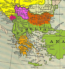 carte ancienne des Balkans et de l'Égée