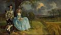 El se�or y la se�ora Andrews, de Thomas Gainsborough (ca. 1750, �leo sobre lienzo, 69,8 � 119,4 cm).