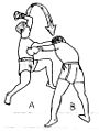 Attaque descendante sautée (Jumping-elbow strike)