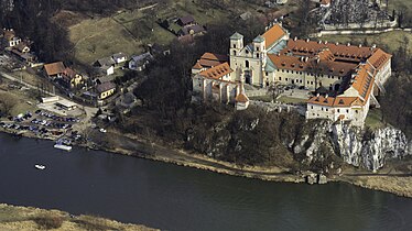 Opactwo widziane z powietrza