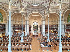 Biblioth�que nationale de France, Salle Labrouste du site Richelieu.