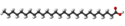 Struttura 3D sfere-stecche dell'acido carbocerico.