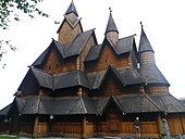 Heddal stavkirke, st�rste stavkirke (1200-tallet)