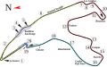 Tracé actuel de 7 Kilomètres