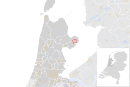 Locatie van de gemeente Stede Broec (gemeentegrenzen CBS 2016)