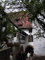 Main gate seen from the first courtyard