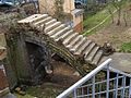 vestigia del 1826 ponte sul canale da Lillie Bridge, Fulham