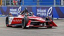 Sacha Fenestraz im Nissan e-4ORCE 04 beim Berlin E-Prix