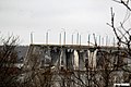 Pont autoroutier d'Antonivka après la bataille de Kherson, 7 décembre 2022.