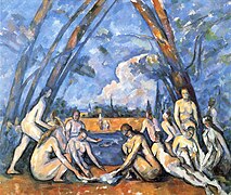 Les Grandes Baigneuses (1906), huile sur toile (208 × 248 cm), Philadelphia Museum of Art, Philadelphie.