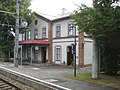 Bahnhofsgebäude von Neubau-Kreuzstetten im typischen Stil der StEG