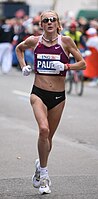 Paula Radcliffe – sie verpasste hier aufgrund ihrer Spurtschwäche erneut eine Medaille und wurde Vierte