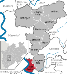 Monheim am Rhein – Mappa