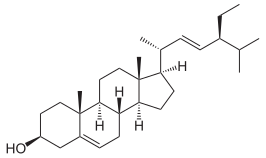 Structuurformule van stigmasterol