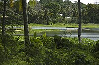 Vue de la lagune Buada