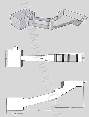 KV55's geometriska form.