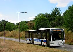 Mercedes-Benz Citaro O530Ü de LCJ Autocars, sur le TCSP Massy-Saclay.