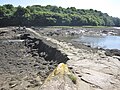 Aber Wrac'h : le Pont du diable à marée basse 1.