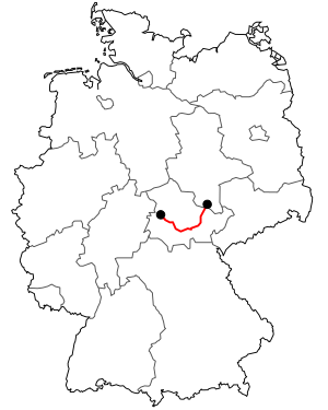 Verlauf der B 88