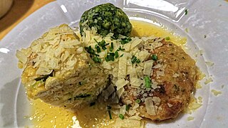 Tiroler Knödel-Dreierlei