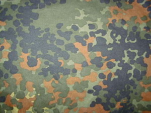 Motif de camouflage allemand flecktarn.