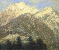 Carlo Bazzi, "L'alta valle d'Ayas", Banca Intesa Sanpaolo, Gallerie d'Italia