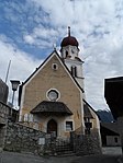 Pfarrkirche St. Nikolaus mit Friedhof in Untertelfes