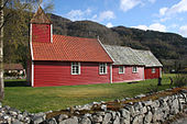 �rdal gamle kyrkje (Hjelmeland), langplan, t�mmer, Stavangerrenessansen (1620)