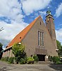 Julianakerk, Catechisatieruimte/kosterswoning, zaalkerk met toren