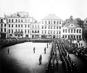 Appel du 75e régiment d'infanterie (de) à Brême, 1891.