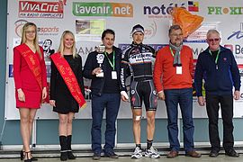 Daan Myngheer est leader du classement de la montagne.