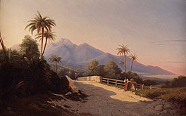 Vue de Basse-Terre, Émile Goury, 1839.