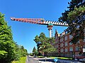 Die Gottleubatal-Brücke in Höhe der ehem. Roten Kaserne an der Rottwerndorfer Straße (S 174) in Pirna-Südvorstadt (August 2023)