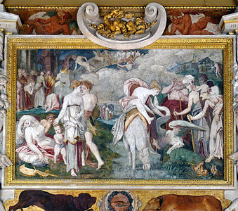 Panel di Galeri Francis I. (Pertengahan abad ke-16).