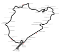 Streckenverlauf 1967–1982 mit neuer Schikane Hohenrain