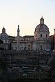 La Basilica Ulpia e la Colonna di Traiano nel complesso del Foro di Traiano