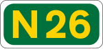 N26 road shield}}