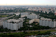 Edifícios residenciais em Moscow.