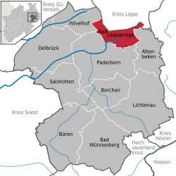 Bad Lippspringe – Mappa