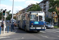 Újbuda-busz a Kosztolányi Dezső téren