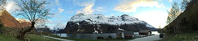 Loenvannet i Stryn Foto: april 2015