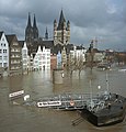 Pegel Köln – Hochwasser (April 1983)