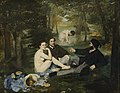 El almuerzo sobre la hierba, de Edouard Manet, 1863 (óleo sobre lienzo, 208 × 264,5 cm)