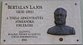 Bertalan Lajos Bertalan Lajos utca 28. alkotó: Lapis András