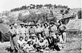 Membres de la brigade Harel s'entraînant à l'extérieur de Saris, 1948