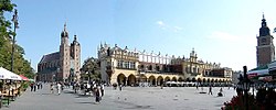 La place principale de Cracovie.