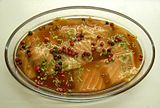 Salmon dalam kuah asam