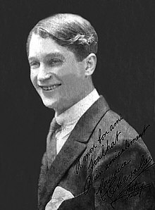 Maurice Chevalier arredol de 1920.