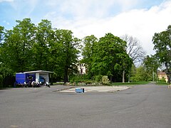 Stensparken, plassen midt i parken. Foto: Helge H�if�dt