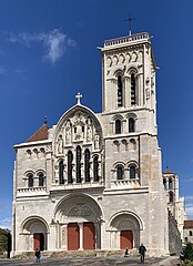 La basilique Sainte-Marie-Madeleine de Vézelay.